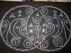 Mandala drawing from last pregnancy